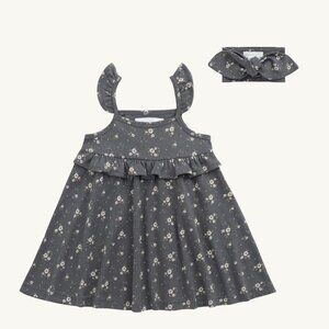 NWT - Jamie Kay Lulu Bloom Lava dress and matching headband​